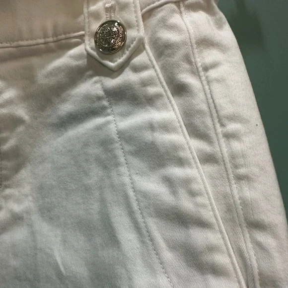 White House Black Market High Waist White Shorts - Picture 3 of 8